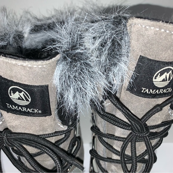 Tamarack Gray Madison Suede Lined Winter Boots - Picture 2 of 11